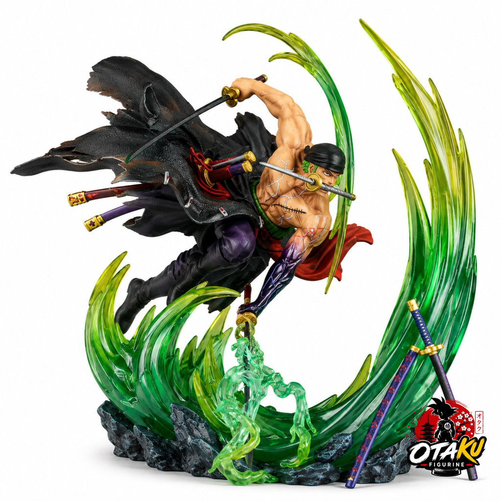 Figurine One Piece Roronoa Zoro – Edition Collector Avec Socle Lumineux