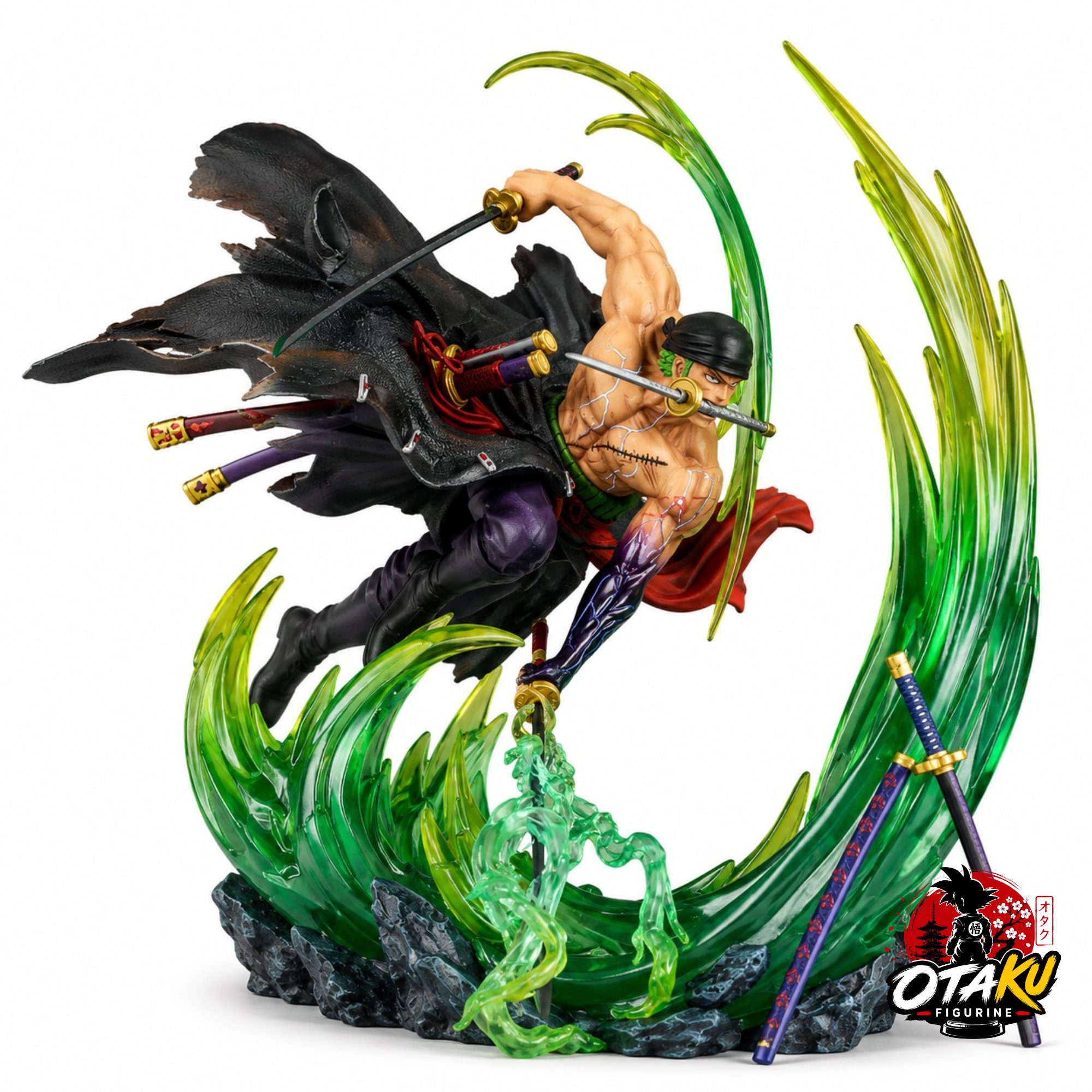 Figurine One Piece Roronoa Zoro – Edition Collector Avec Socle Lumineux
