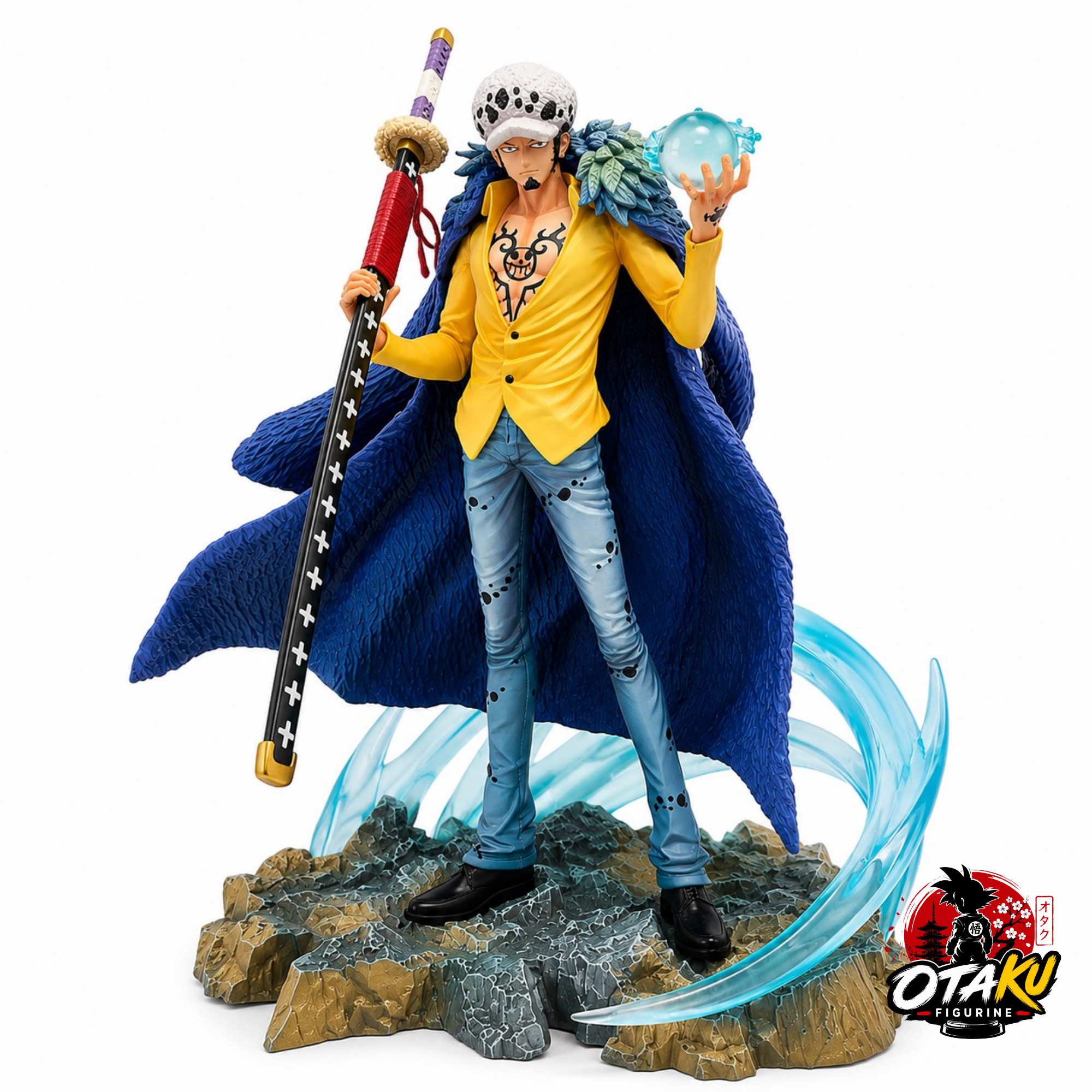 Figurine One Piece Law - 27 cm Main Interchangeable Édition Premium