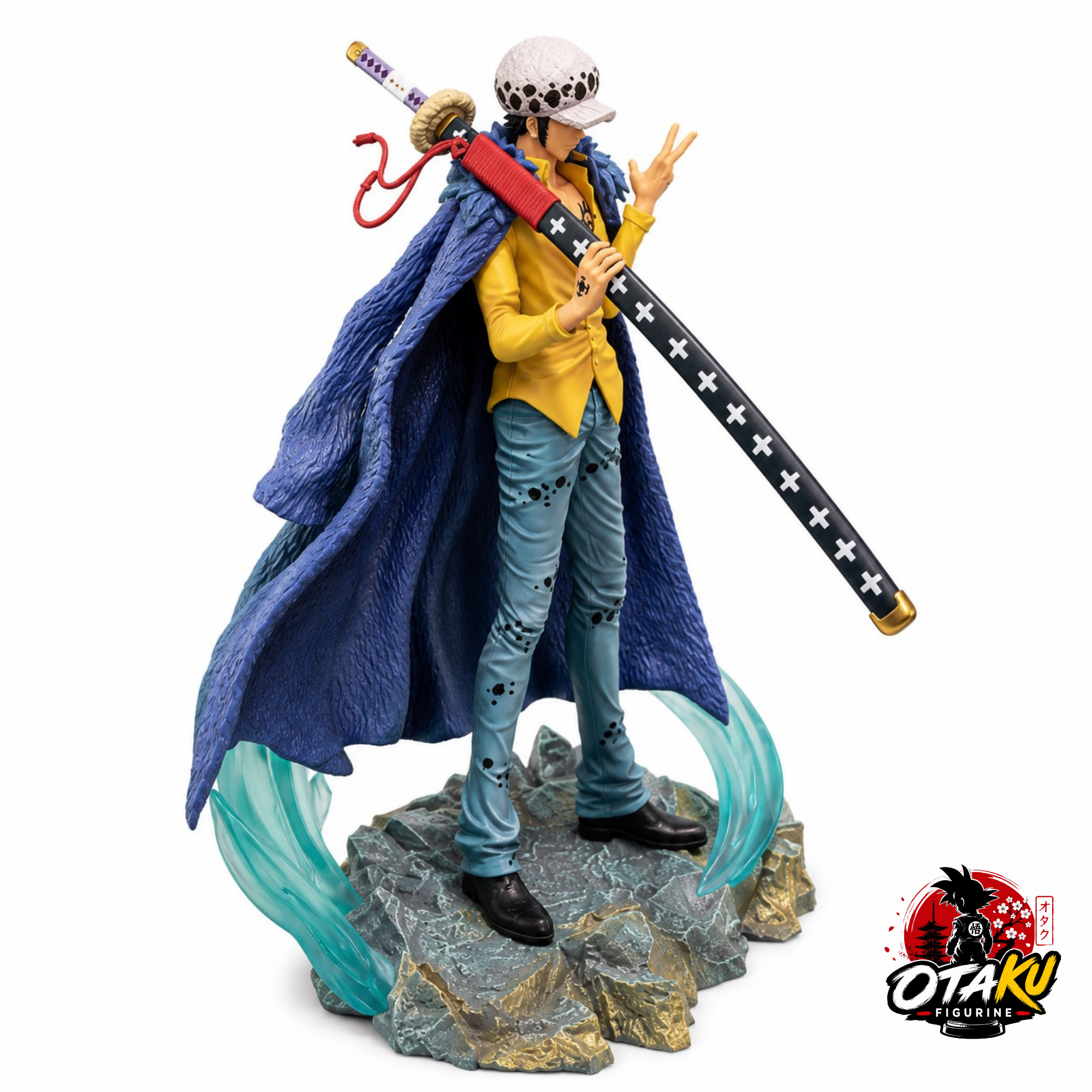 Figurine One Piece Law - 27 cm Main Interchangeable Édition Premium