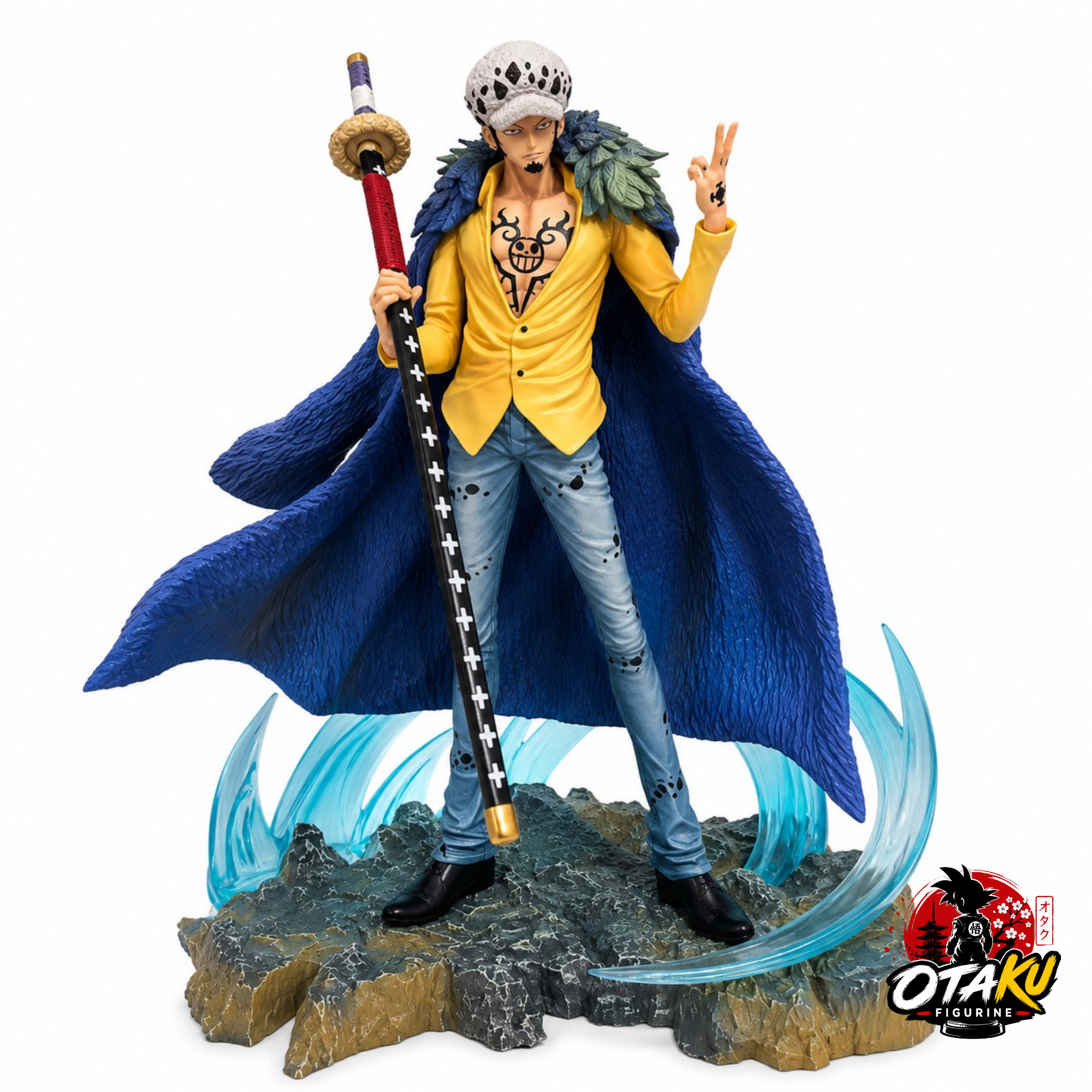 Figurine One Piece Law - 27 cm Main Interchangeable Édition Premium