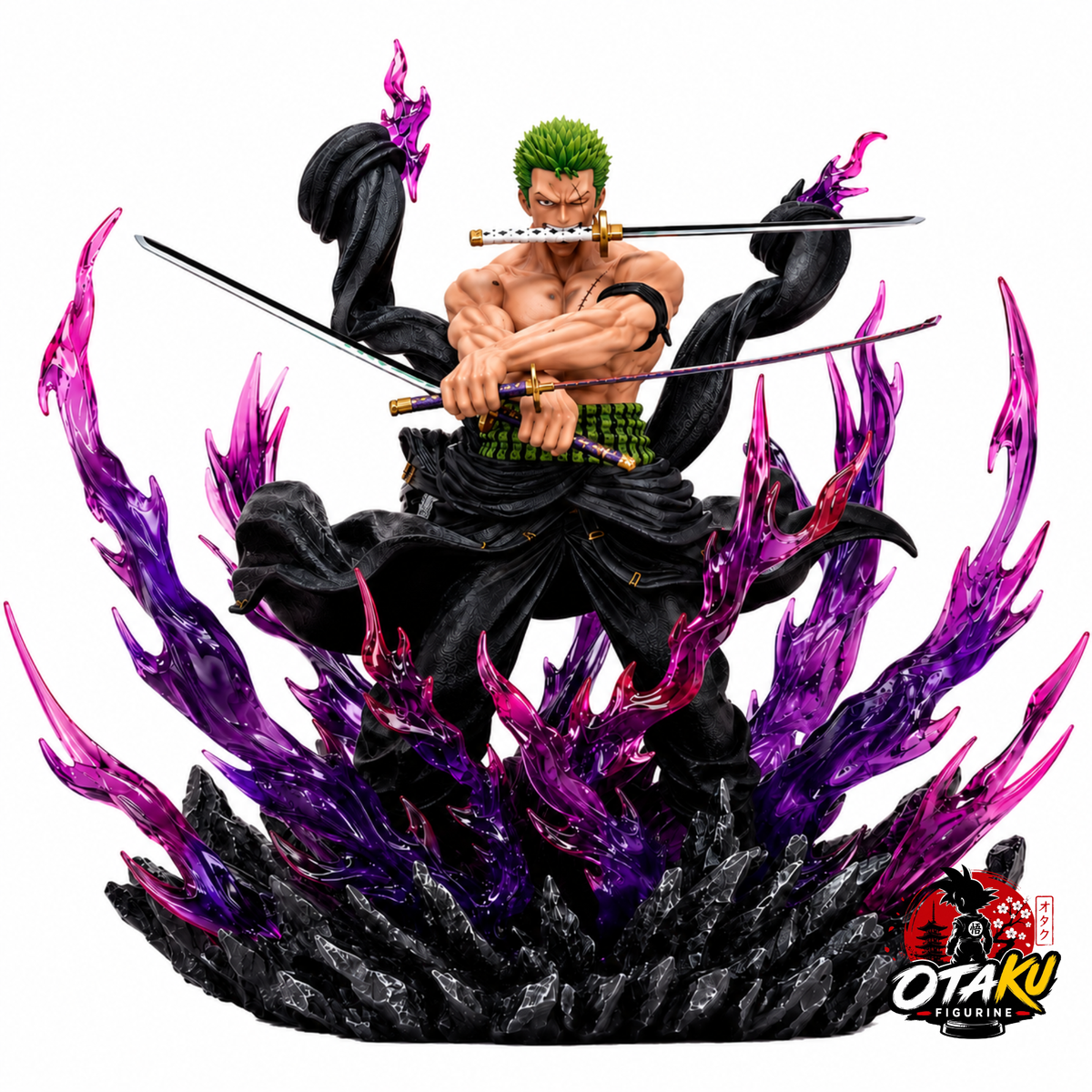 Figurine One Piece Zoro - 29 cm Trois Sabres Édition Premium