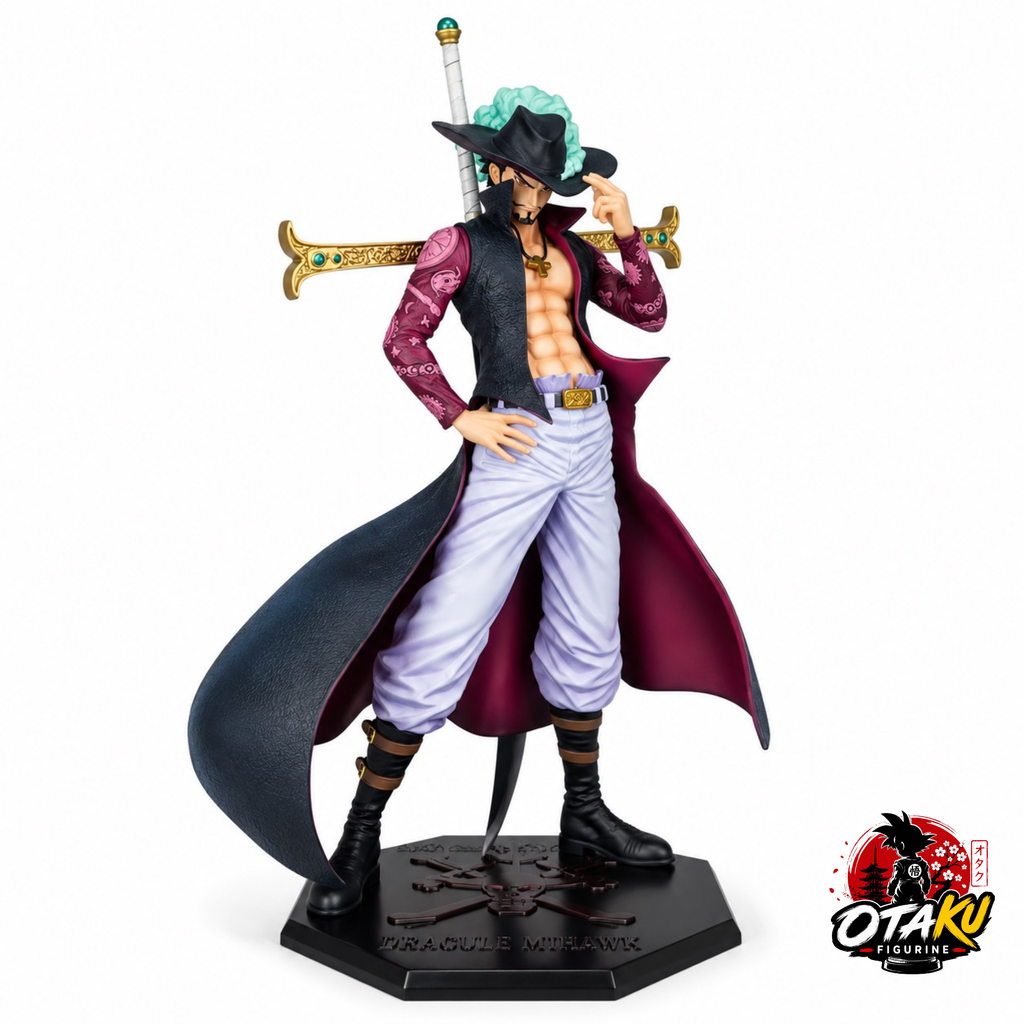 Figurine One piece Dracule Mihawk – Œil de Faucon Collector 30 cm