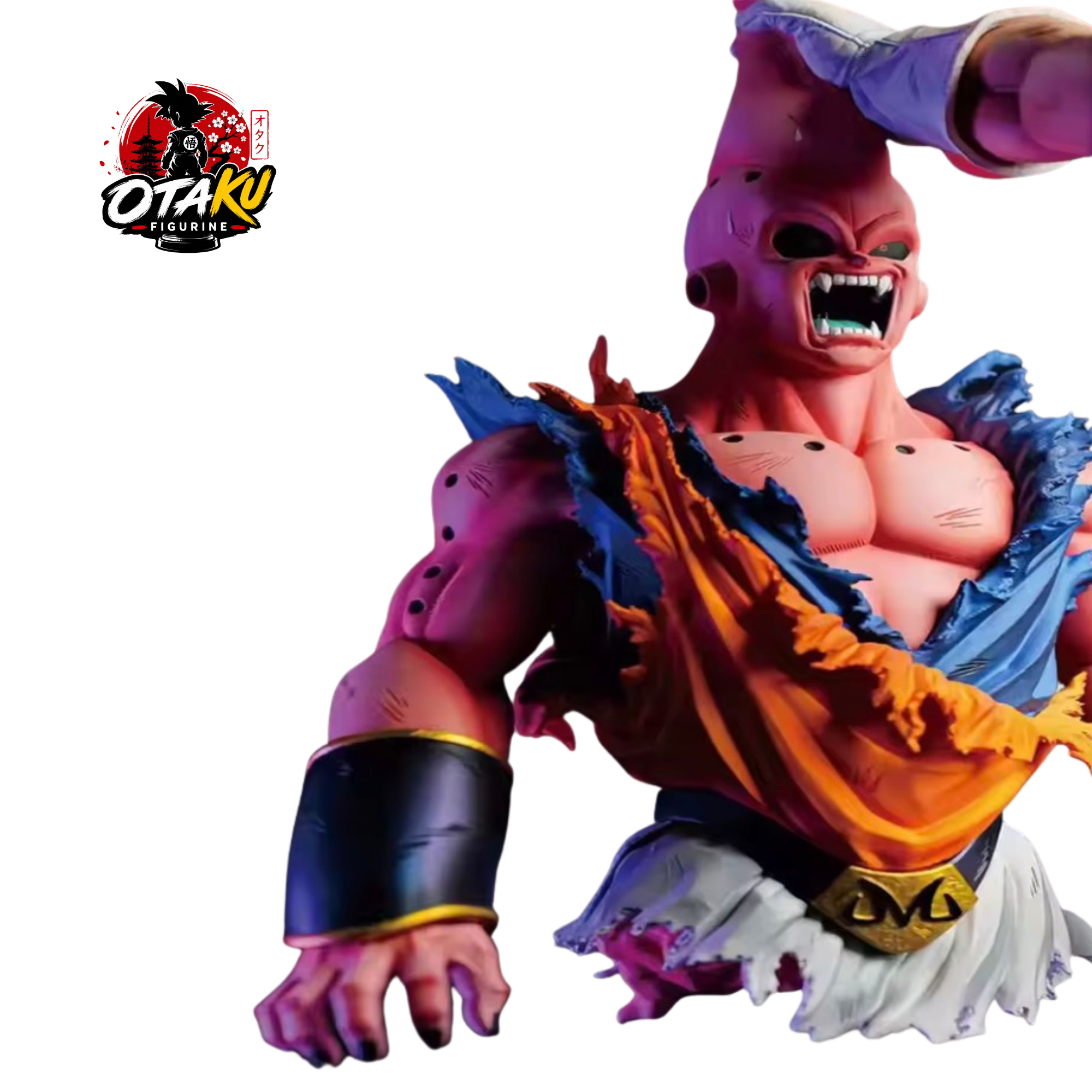Figurine Dragon Ball Z- Vegito Super Saiyan VS Majin Buu – Têtes Interchangeables