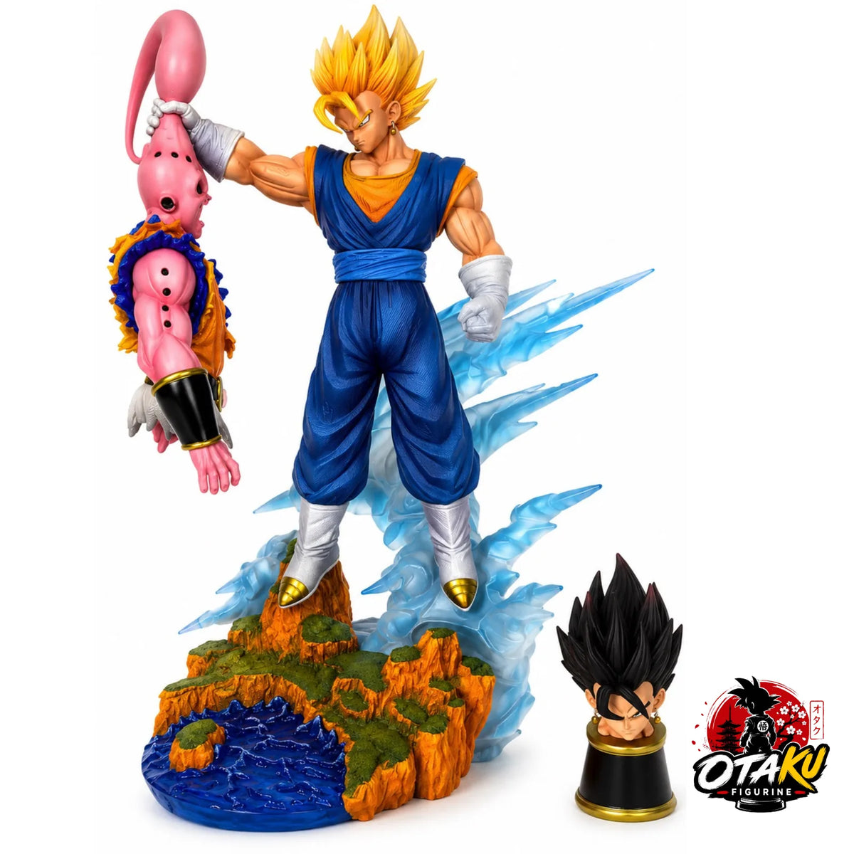 Figurine Vegeto Super Saiyan VS Majin Buu - Dragon Ball Z™